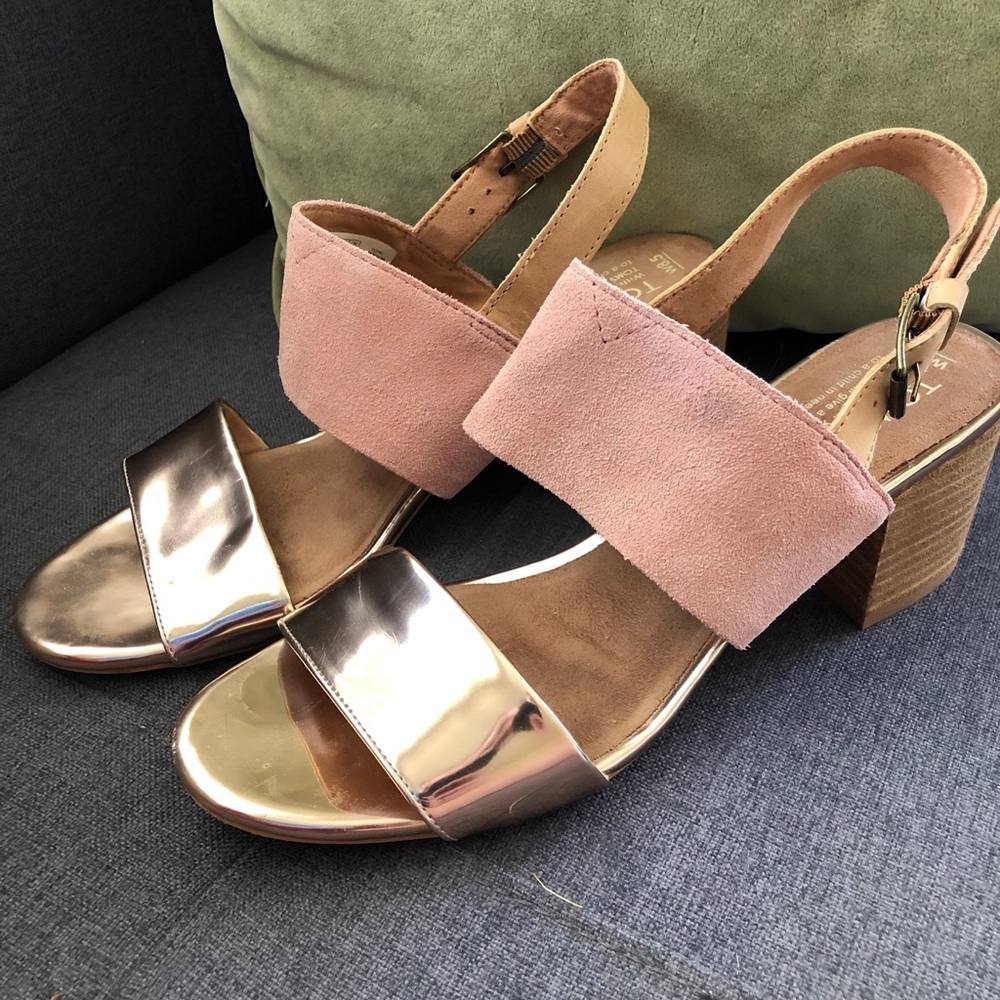 Poppy Leather Heeled Sandal